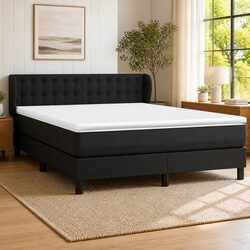 Queen Size Box Spring Bed and Pocket Spring Mattress Details