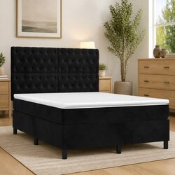Queen Size Box Spring Bed with Pocket Spring Mattress Specs