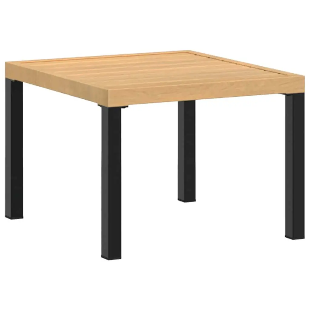 Garden Bench Set 5 Pieces for Patio Outdoor Living Black Powder-Coated Steel Frame with Cushions