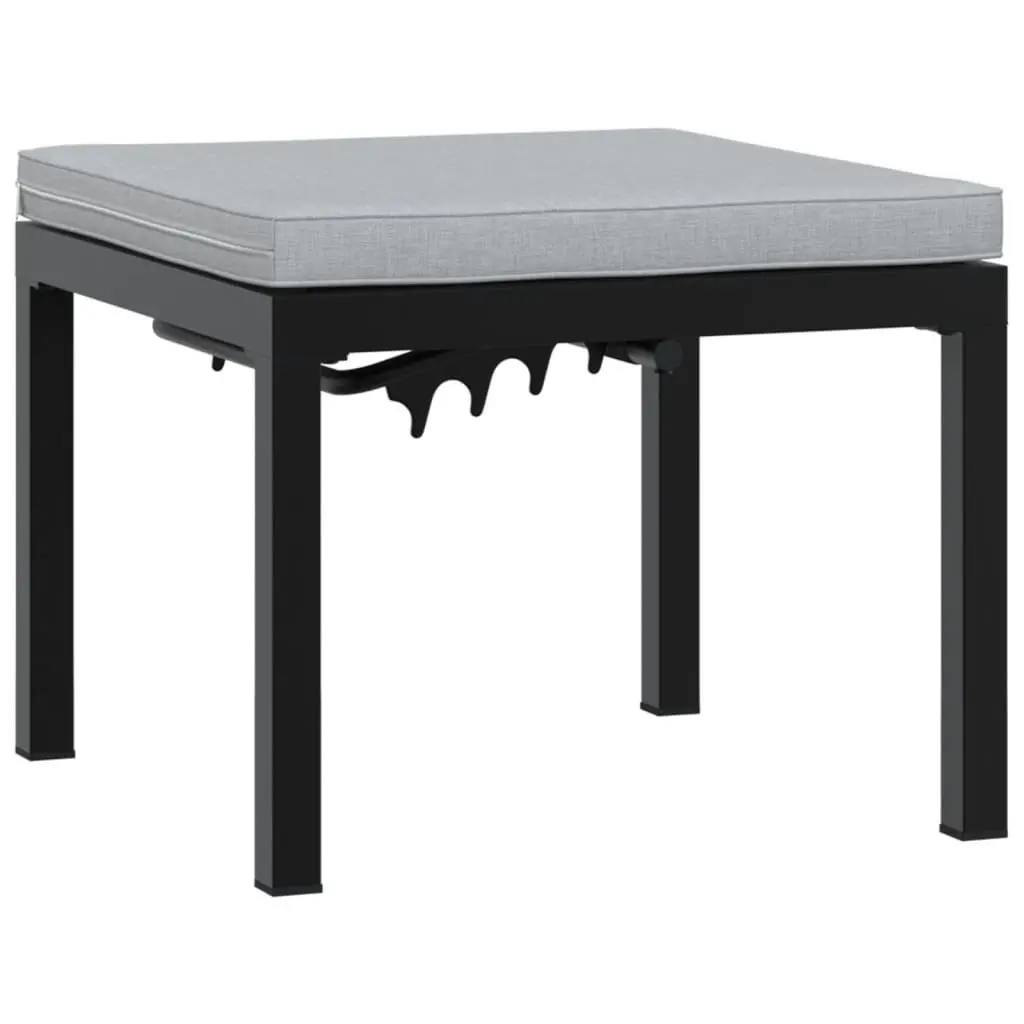 Garden Bench Set Outdoor Furniture Patio Seating 3 Piece Black