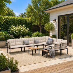 Detailed Specs of 7-Piece Modular Garden Sofa Set