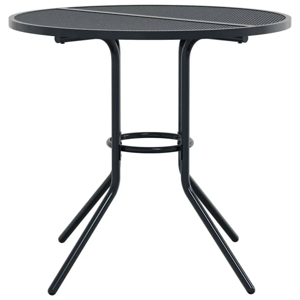 Stackable Garden Chair Set 5 Piece Anthracite Outdoor Patio Dining Furniture