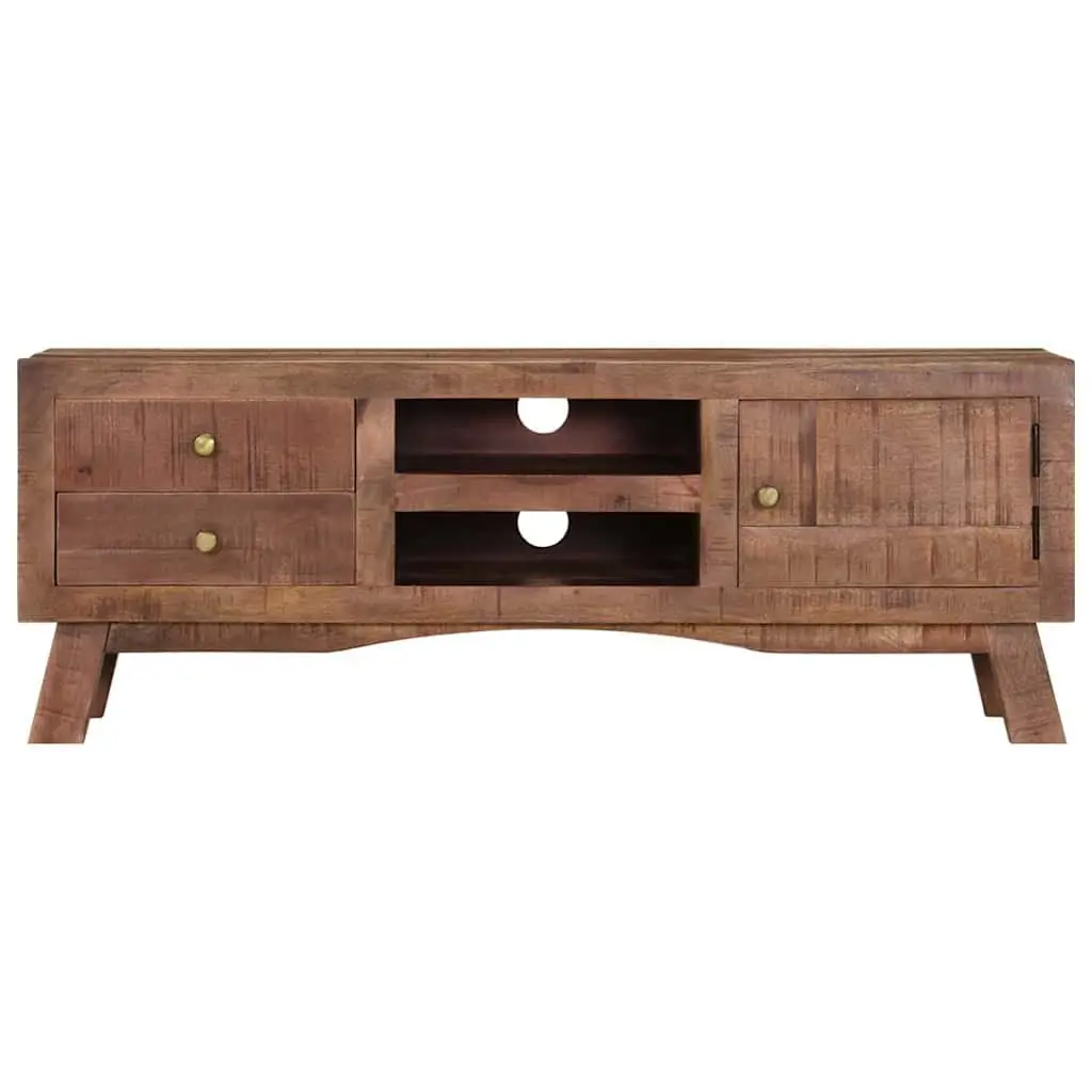 TV Cabinet Living Room 110x30x40 cm with Drawers and Shelves Storage Unit