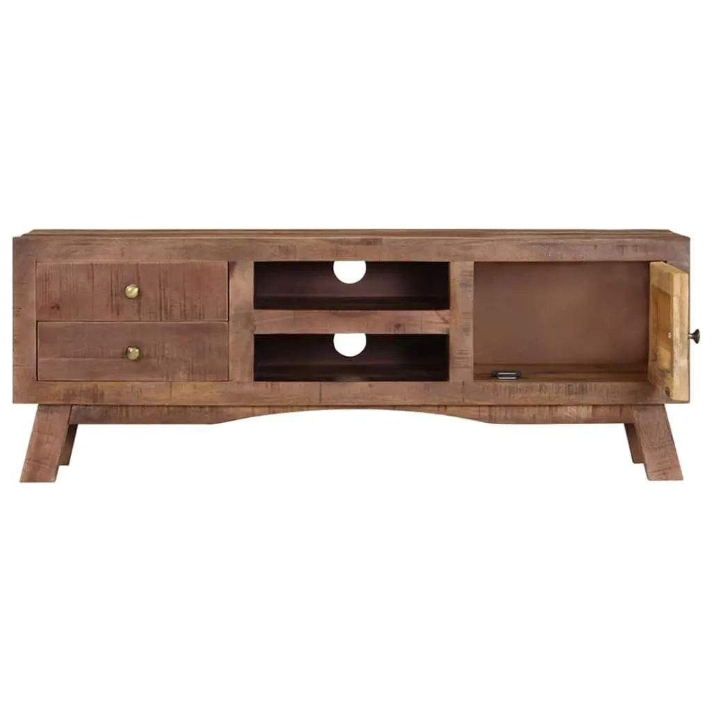 TV Cabinet Living Room 110x30x40 cm with Drawers and Shelves Storage Unit