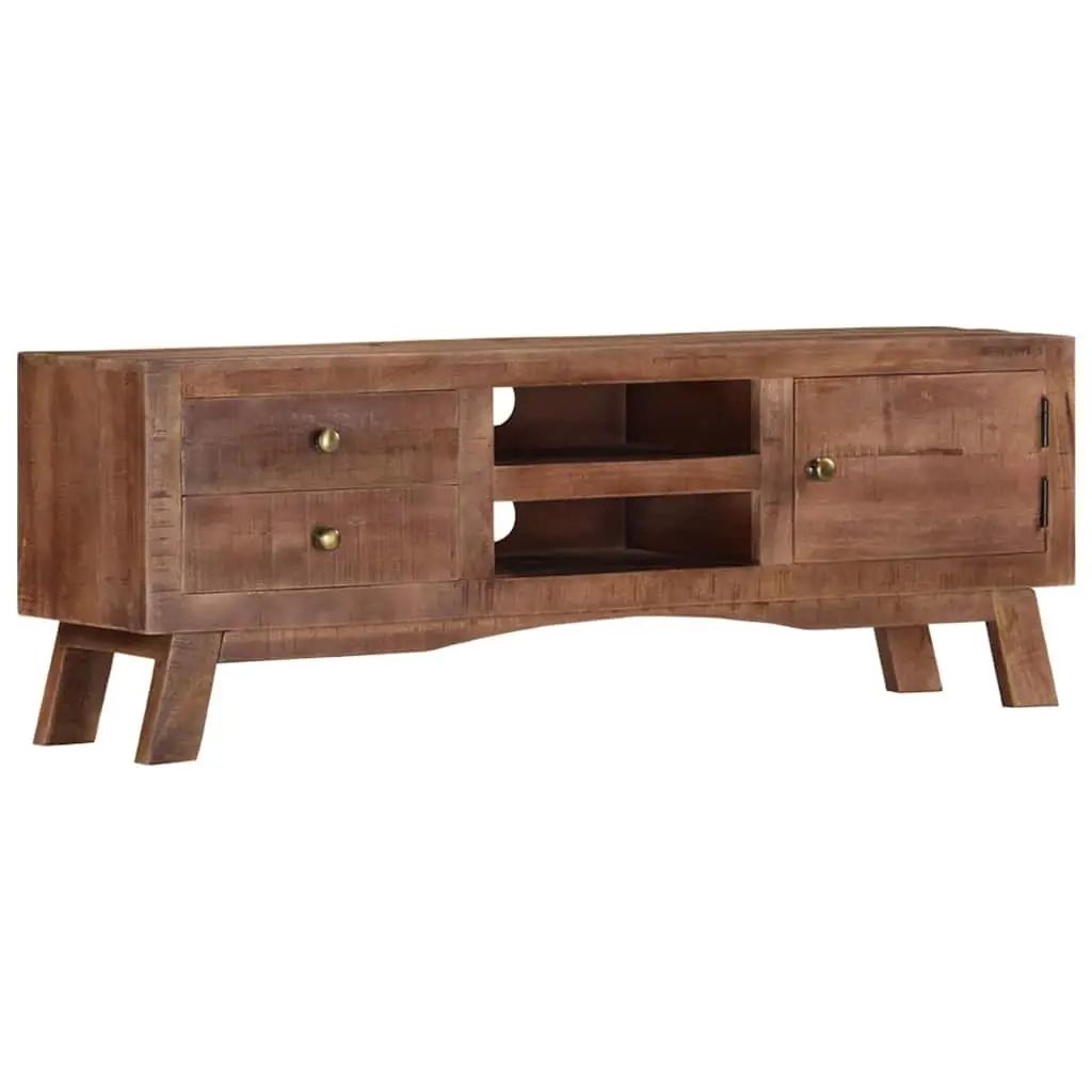 TV Cabinet Living Room 110x30x40 cm with Drawers and Shelves Storage Unit