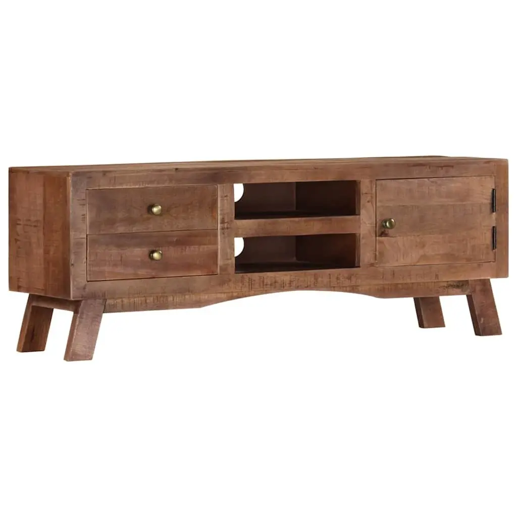 TV Cabinet Living Room 110x30x40 cm with Drawers and Shelves Storage Unit