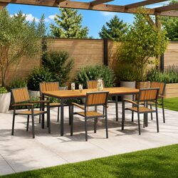 Specifications of Outdoor Stacking Chair Set - 6 Pcs