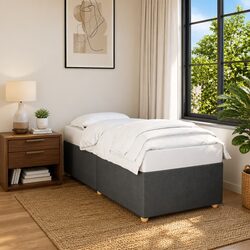 Specifications for King Single Grey Fabric Bed Frame