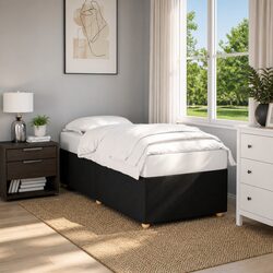 Specifications of Black Fabric King Single Bed Frame