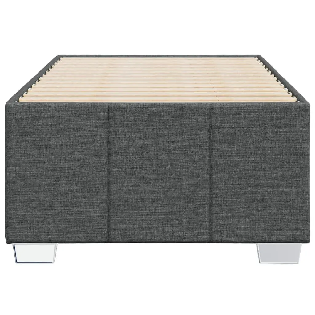 Bed Frame Dark Grey 90x190 cm Bedroom Furniture
