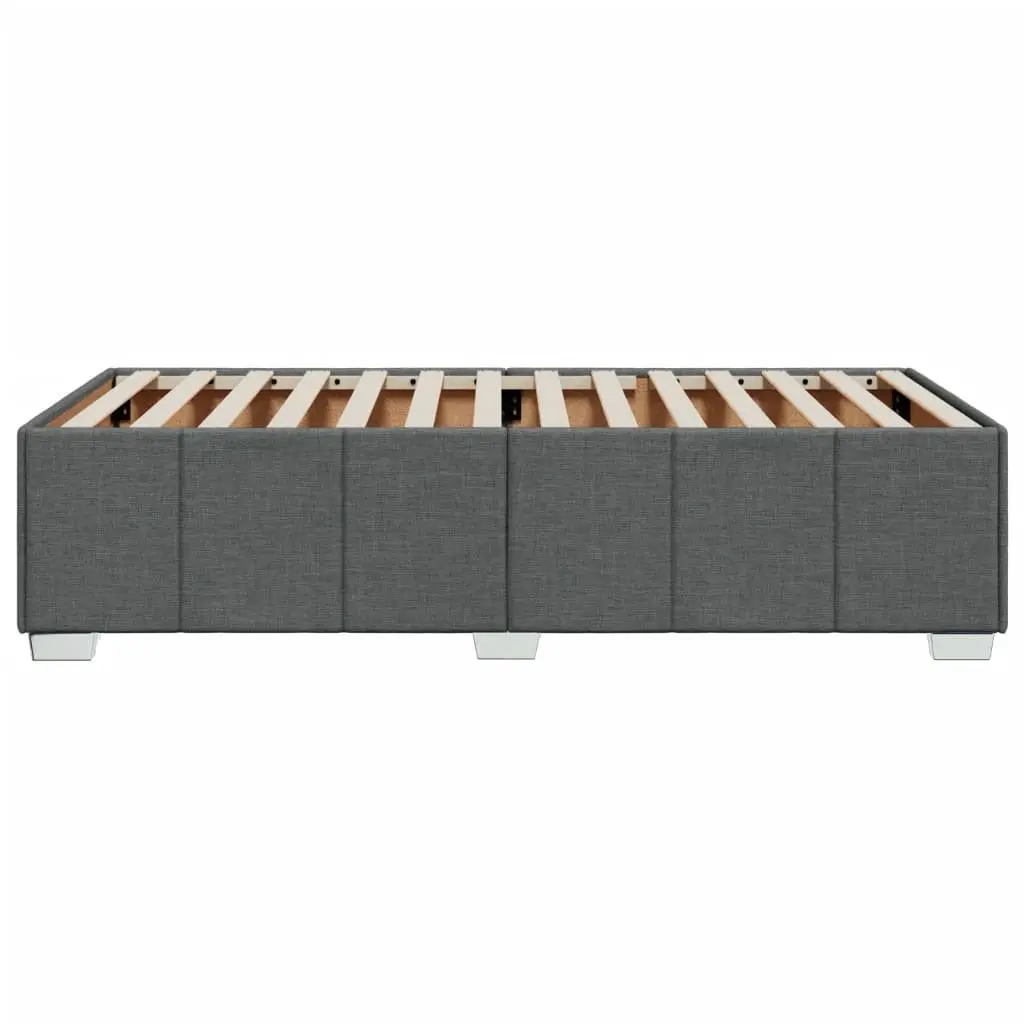 Bed Frame Dark Grey 90x190 cm Bedroom Furniture