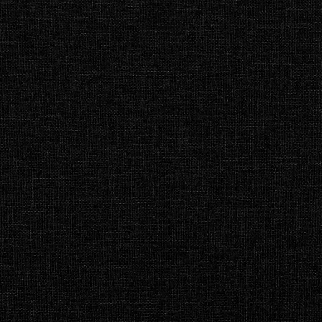 Bed Frame Black 90x190 cm Fabric Upholstered Slatted Base Bedroom