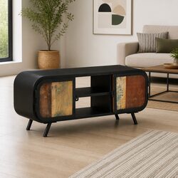 Reclaimed Wood TV Stand 110x30x45cm Specifications