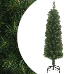 120cm Green PVC Slim Christmas Tree with Stand