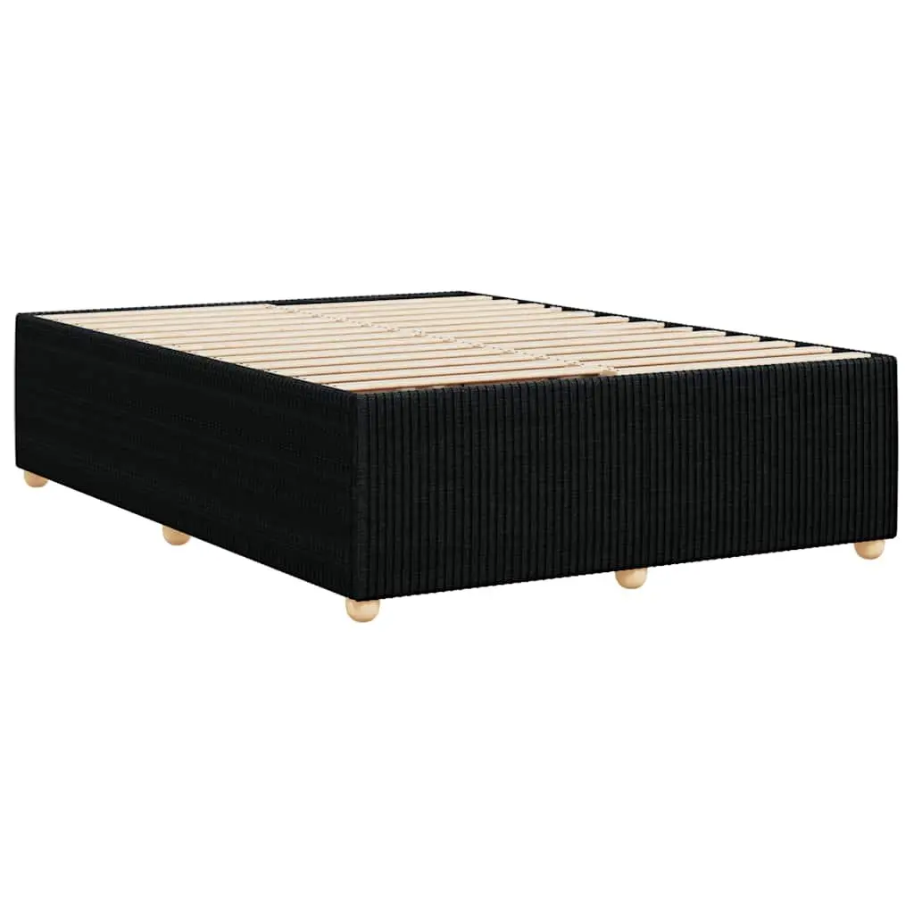 Queen Bed Frame Black Velvet Fabric Bedroom 54 Inch