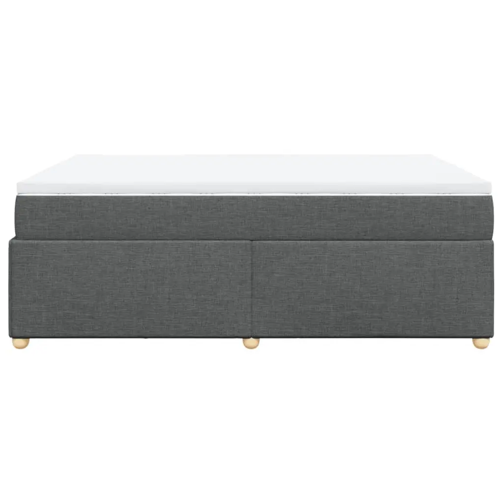 Queen-Sized Bed Frame with Pocket Spring Mattress Grey