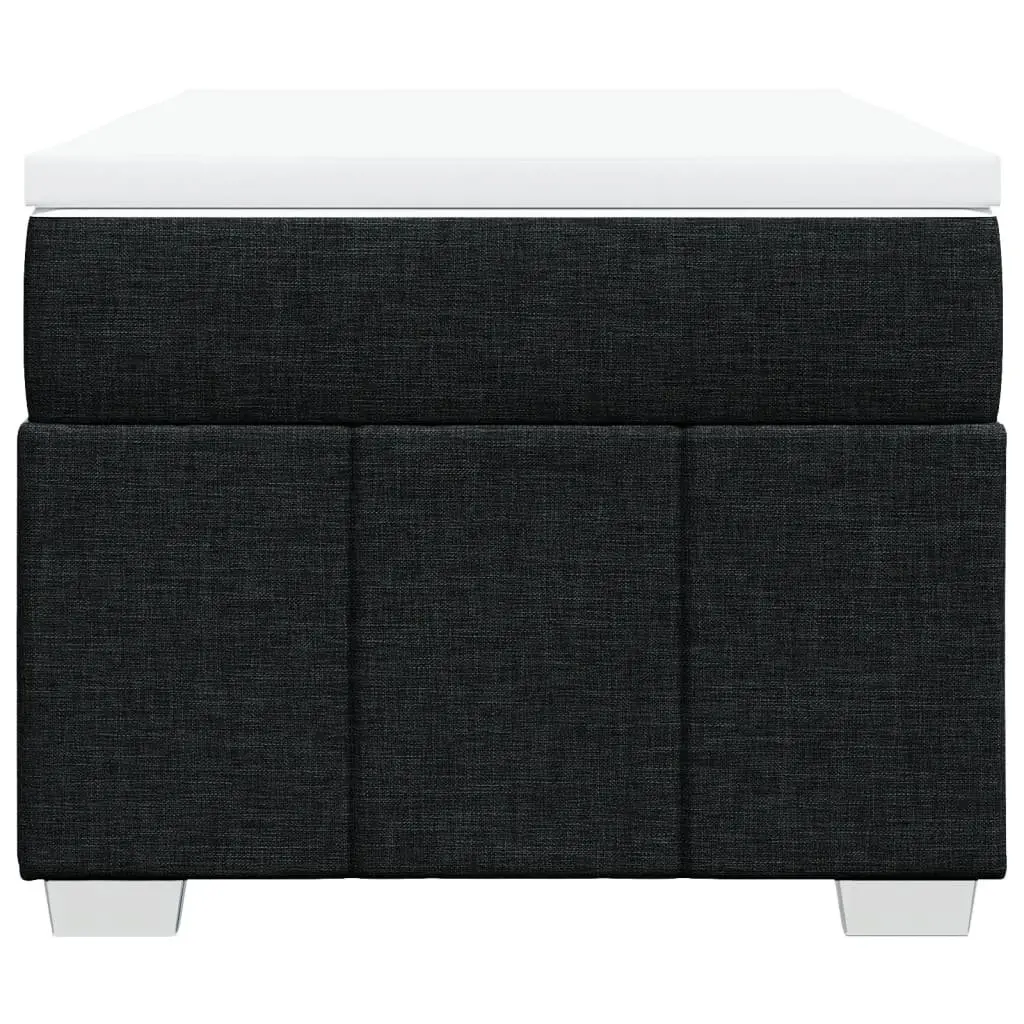 Box Spring Bed with Pocket Mattress for Bedroom King Single Size Black Fabric