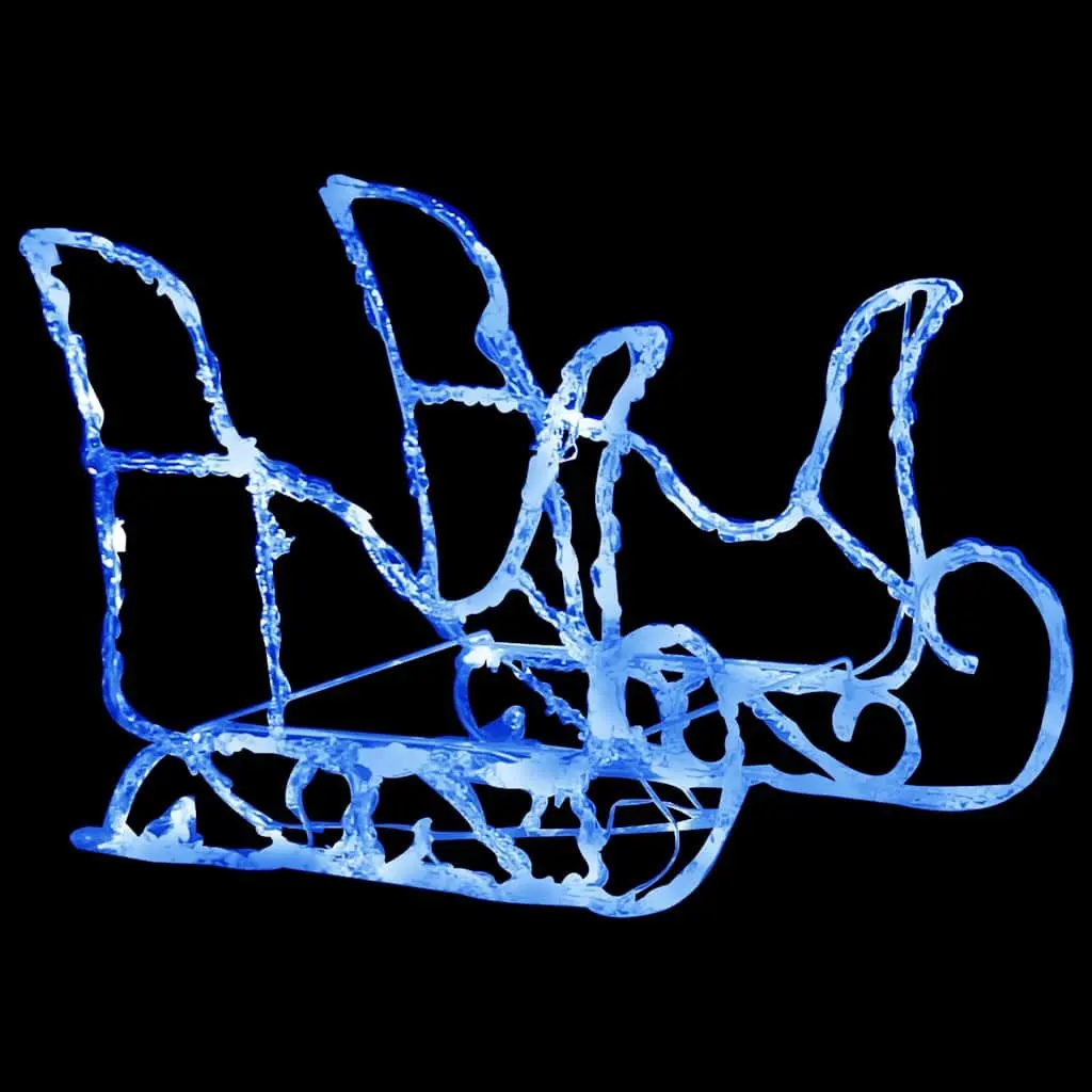 Christmas Reindeer Sleigh Decoration