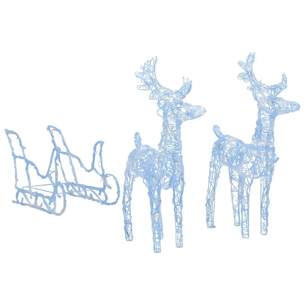 Christmas Reindeer Sleigh Decoration