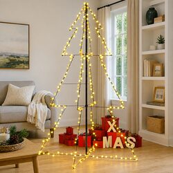 Christmas Cone Tree 118x180cm with 240 LEDs Specs