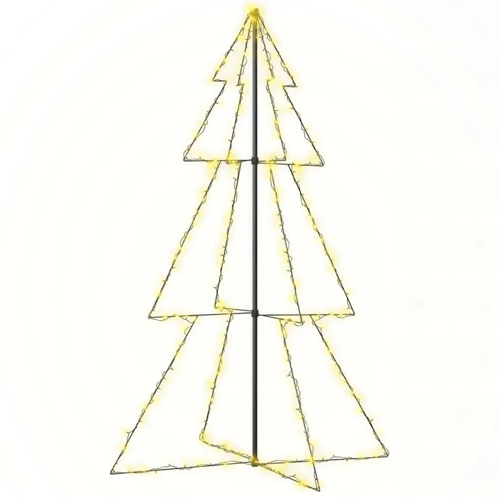Christmas Cone Tree Indoor Outdoor 118x180cm 240 LEDs 8 Lighting Effects