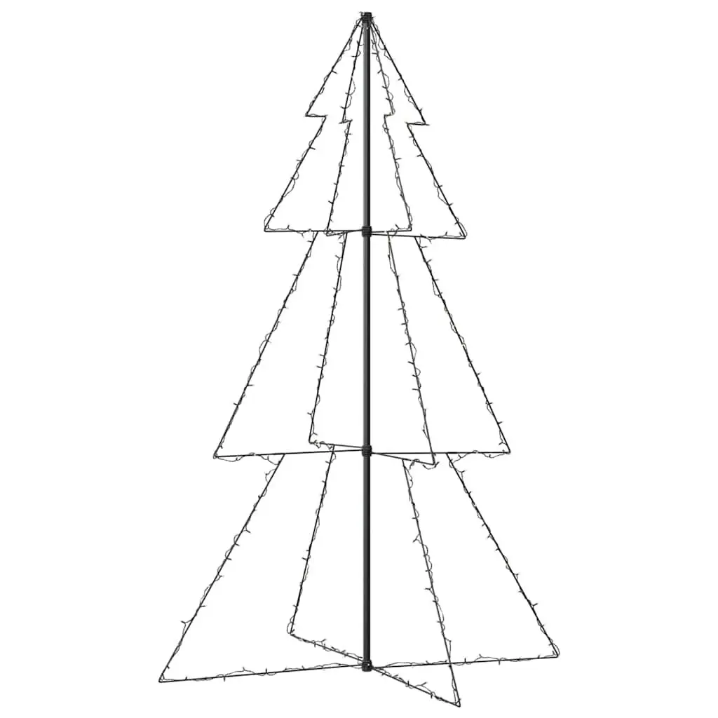 Christmas Cone Tree Indoor Outdoor 118x180cm 240 LEDs 8 Lighting Effects