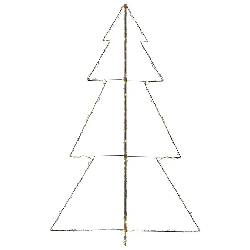 Christmas Cone Tree Indoor Outdoor 118x180cm 240 LEDs 8 Lighting Effects