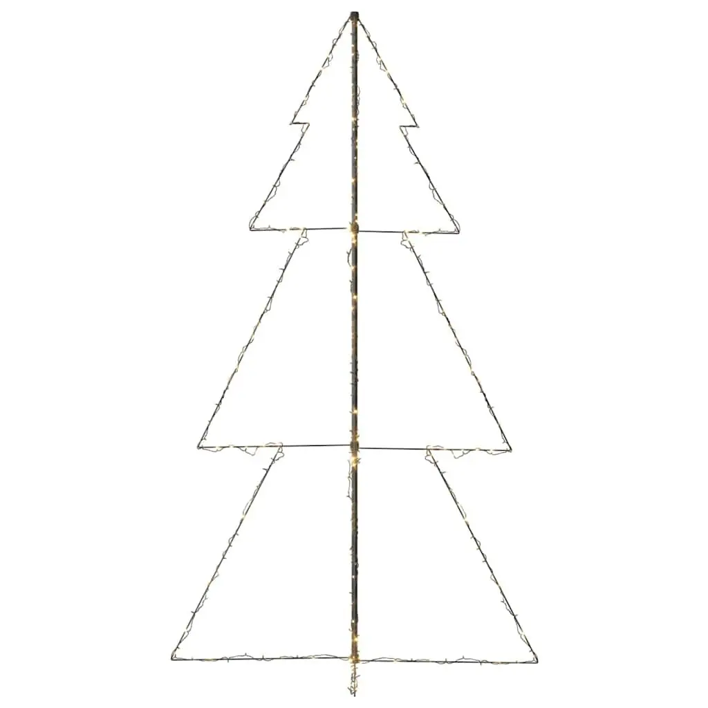 Christmas Cone Tree Indoor Outdoor Decoration 120x220 cm 300 LEDs White