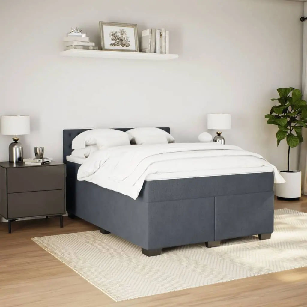 Queen Size Pocket Sprung Velvet Bed