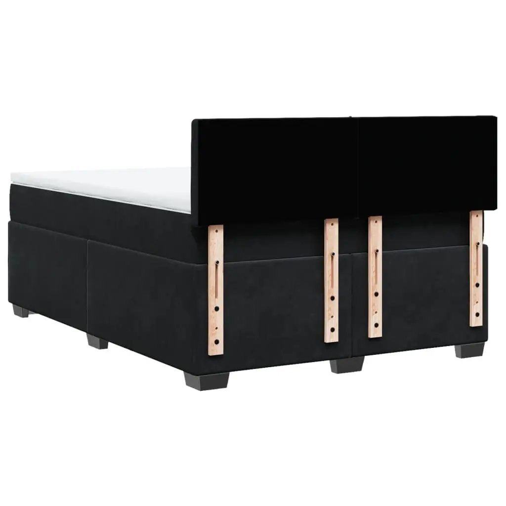 Queen Box Spring Bed with Slat Base