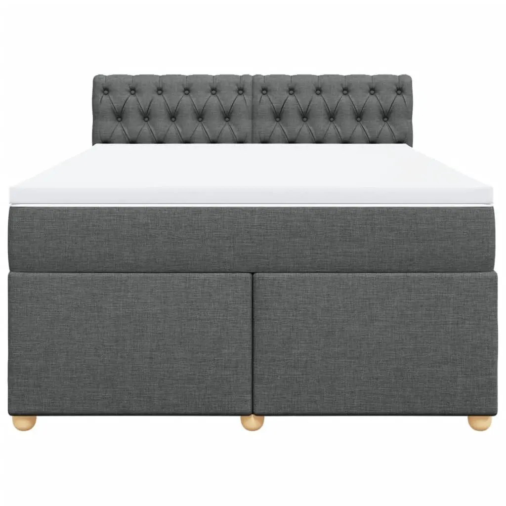 Queen Box Spring Bed with Pocket Mattress