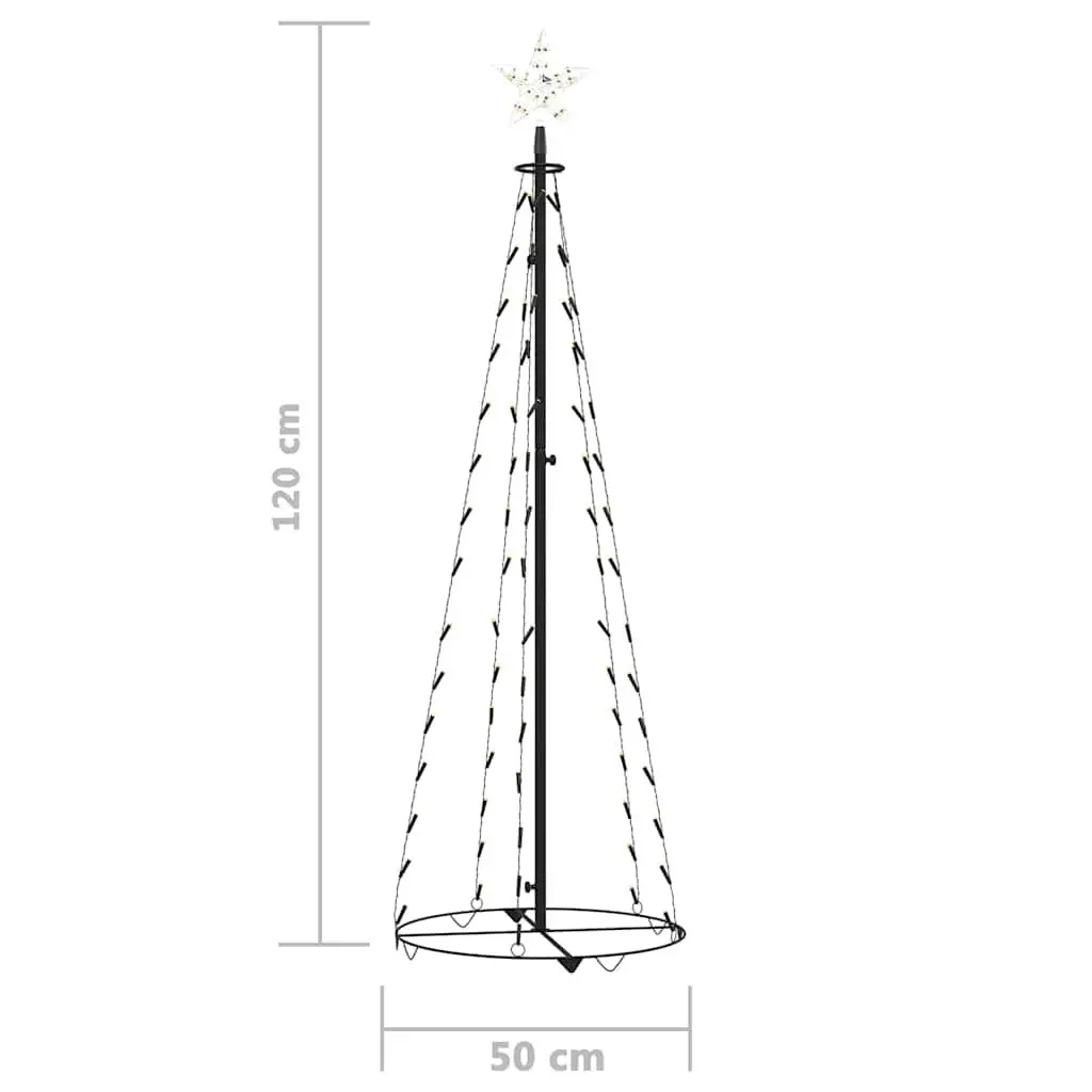 70 LED Christmas Cone Tree Decoration