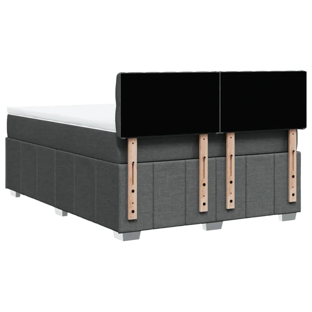Double Box Spring Bed with Integrated Pocket Sprung Mattress
