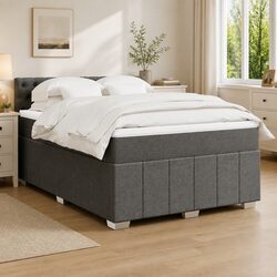 Queen Box Spring Bed with Pocket Spring Mattress Details