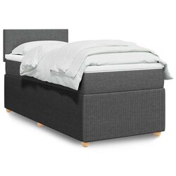 Specifications of King Single Box Spring Bed in Dark Grey