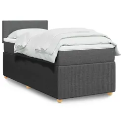 Specifications of King Single Box Spring Bed in Dark Grey