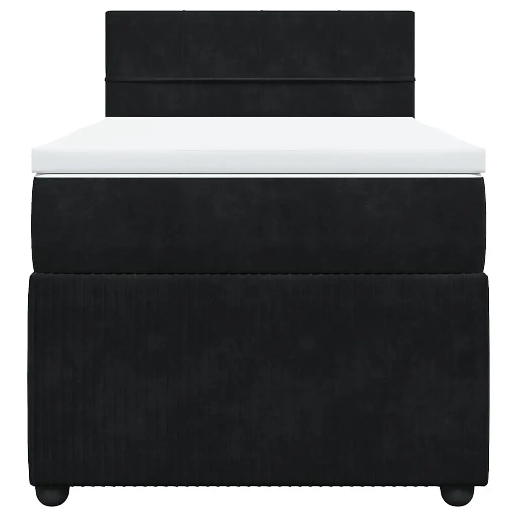 King Single Velvet Bed with Pocket Mattress