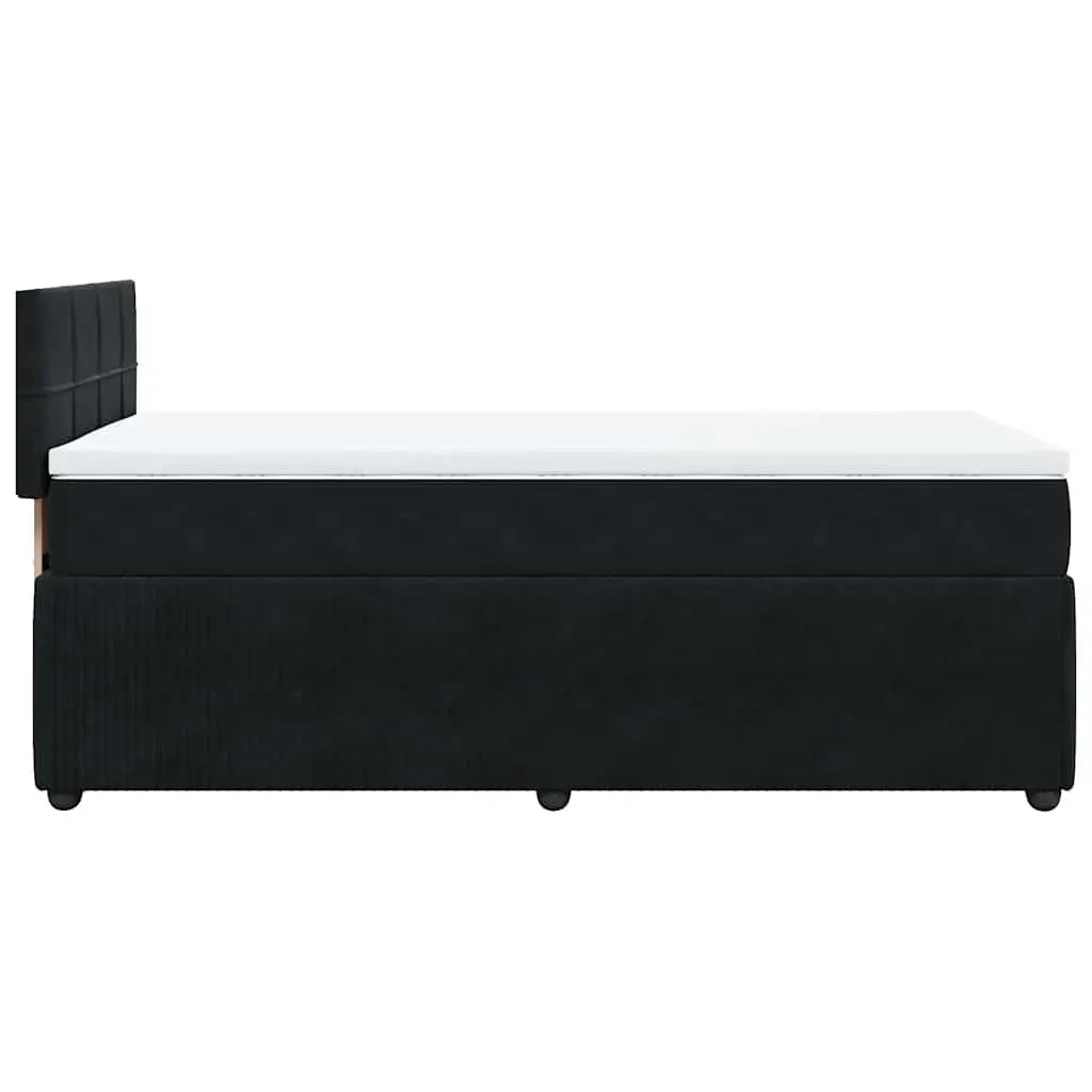 King Single Velvet Bed with Pocket Mattress