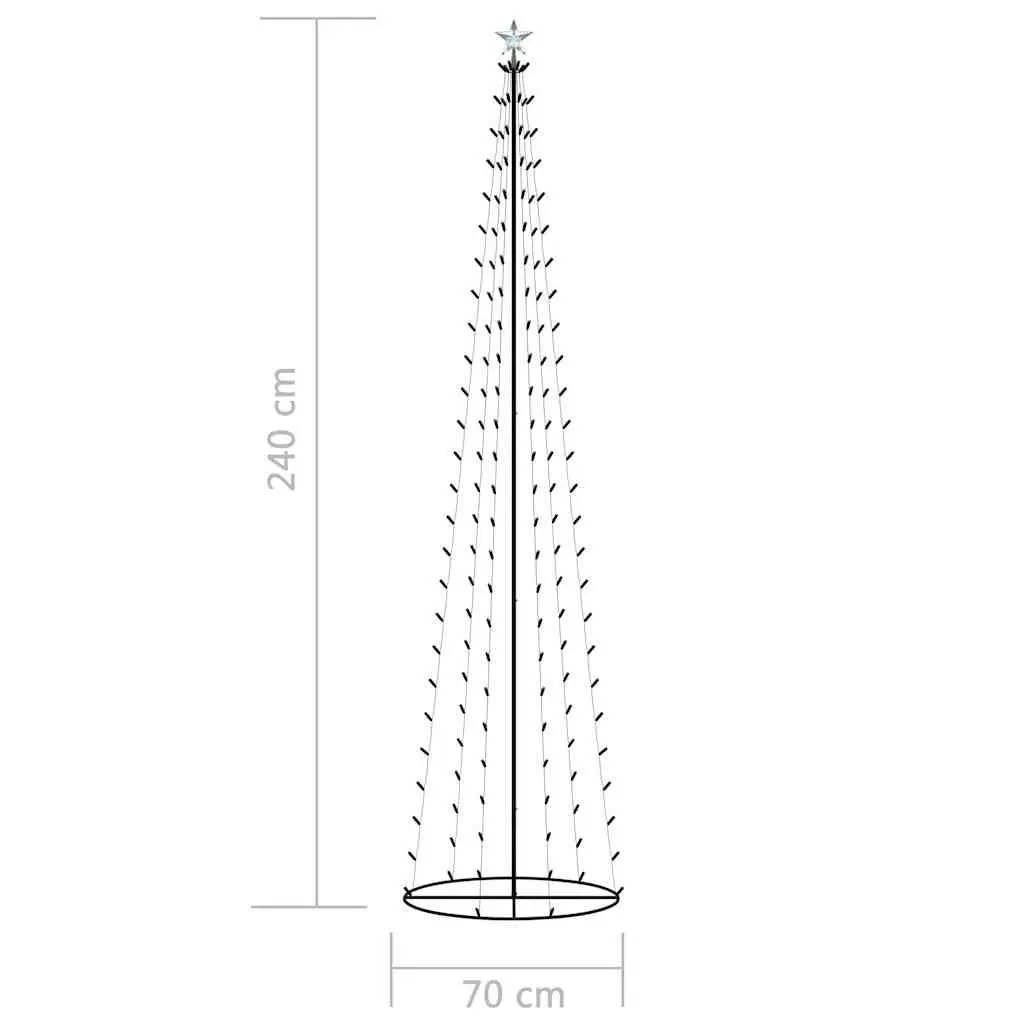 240 cm Christmas Cone Tree