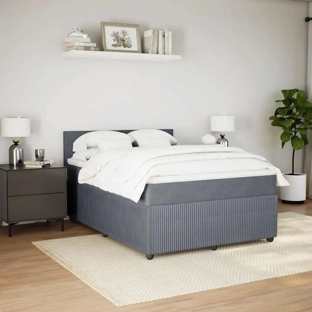Queen Box Spring Bed with Pocket Mattress