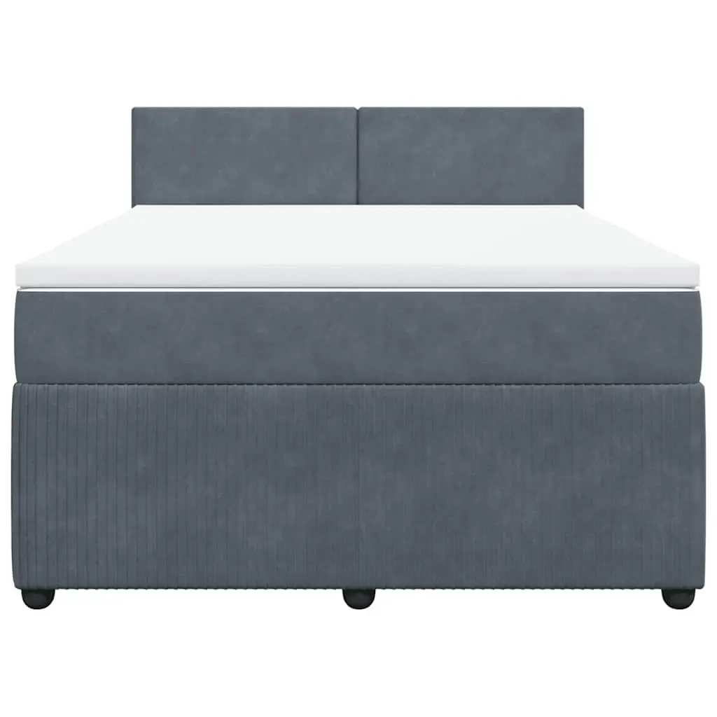 Queen Box Spring Bed with Pocket Mattress
