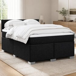 Queen Box Spring Bed Specs: Pocket Mattress, LED Lights
