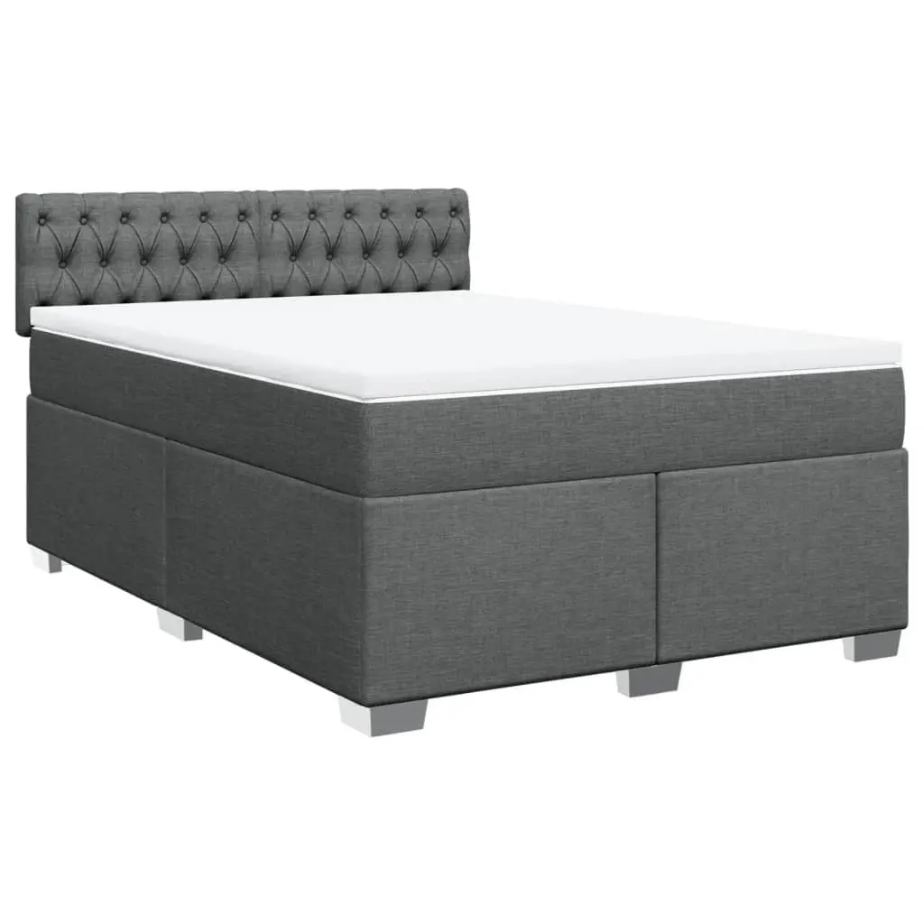 Queen Box Spring Bed with Pocket Spring Mattress