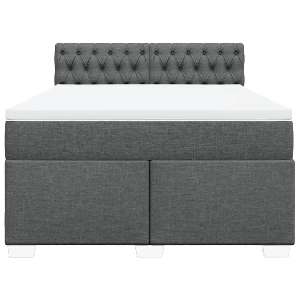 Queen Box Spring Bed with Pocket Spring Mattress