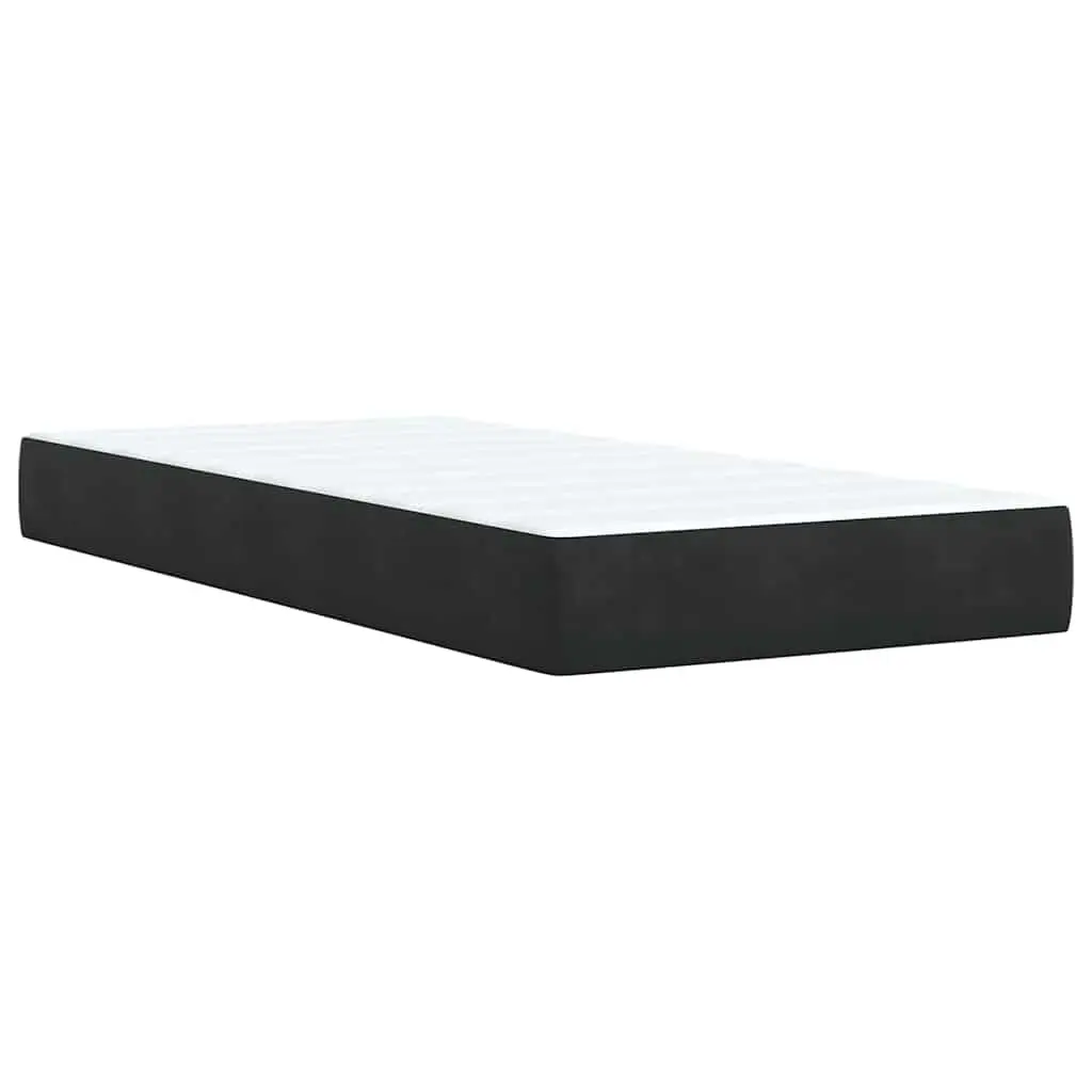 King Single Bed with Velvet Fabric