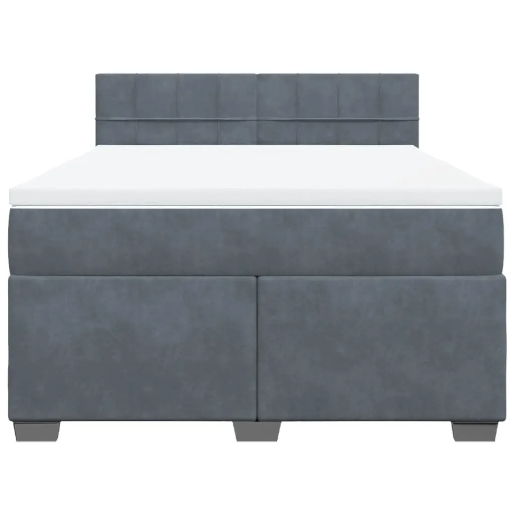 Double Box Spring Bed with Pocket Spring Mattress