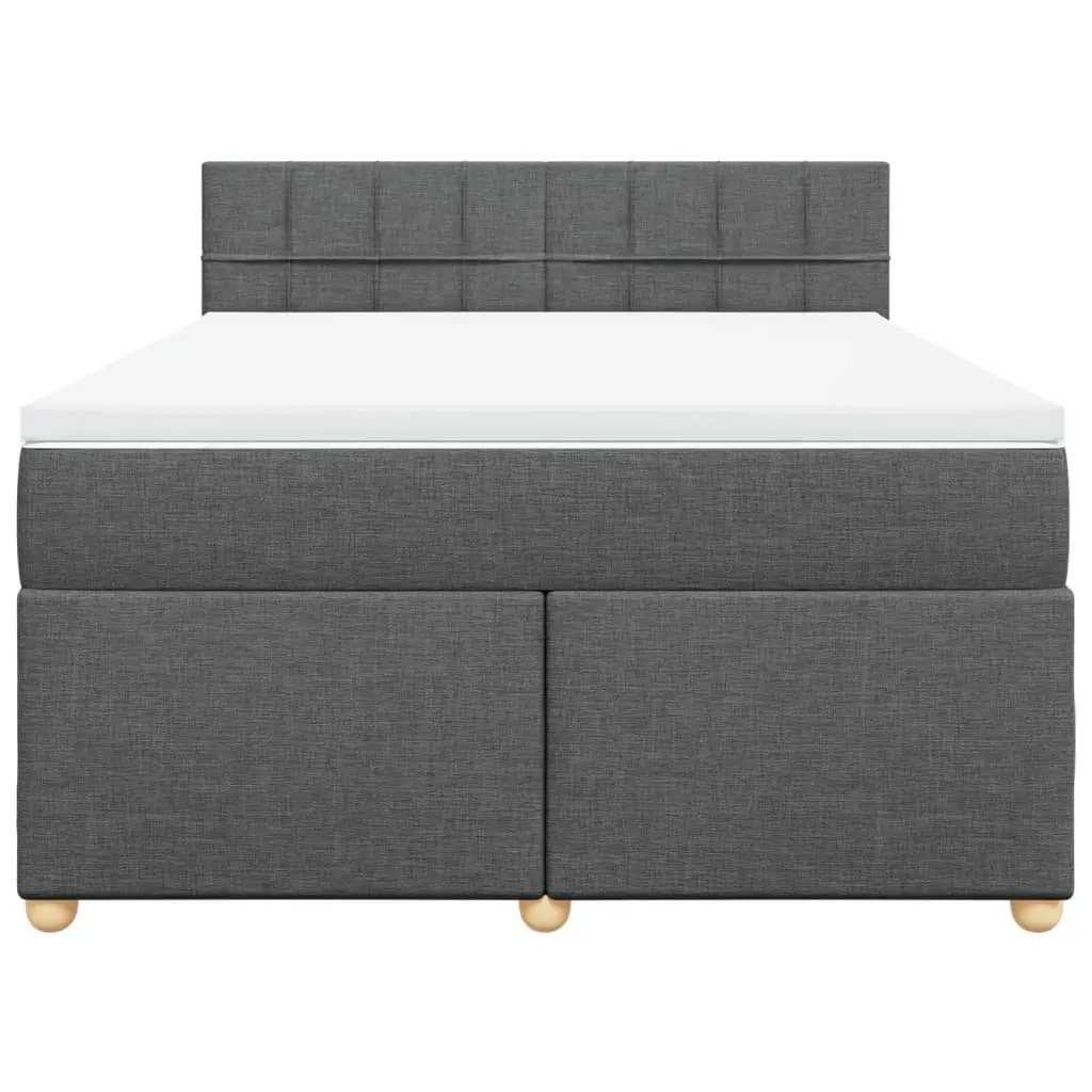 Queen Box Spring Bed with Pocket Mattress