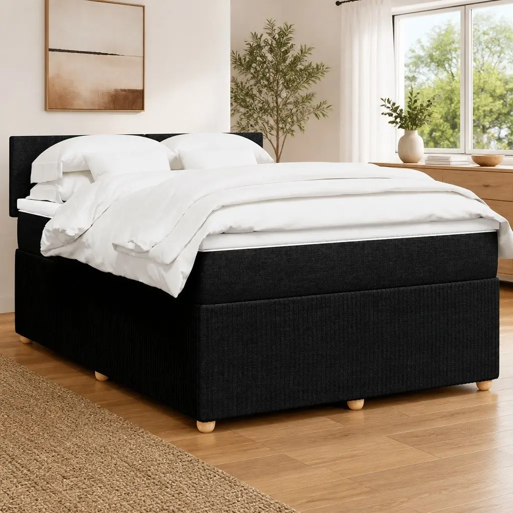 Double Box Spring Bed with Pocket Mattress
