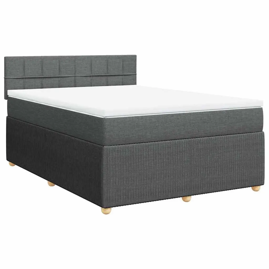 Queen-Sized Box Spring Bed with Pocket Spring Mattress