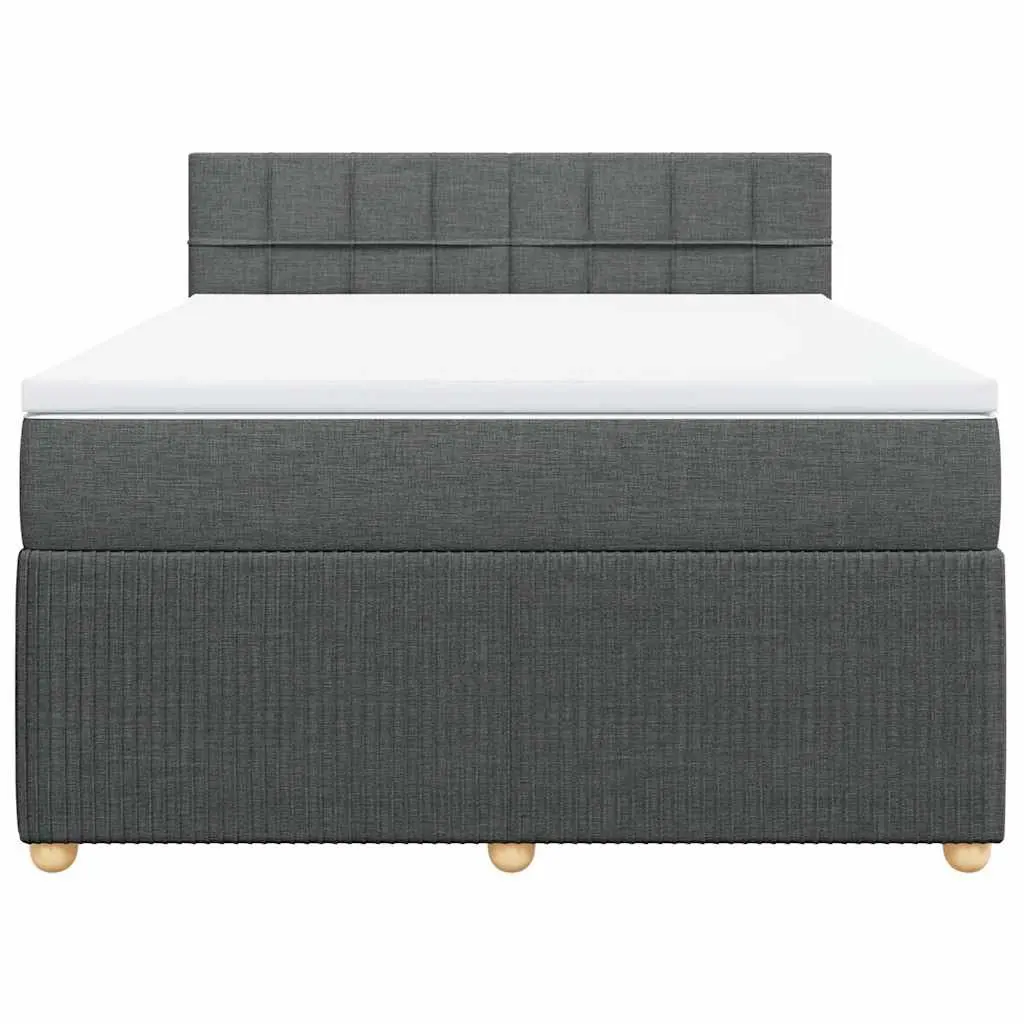 Queen-Sized Box Spring Bed with Pocket Spring Mattress